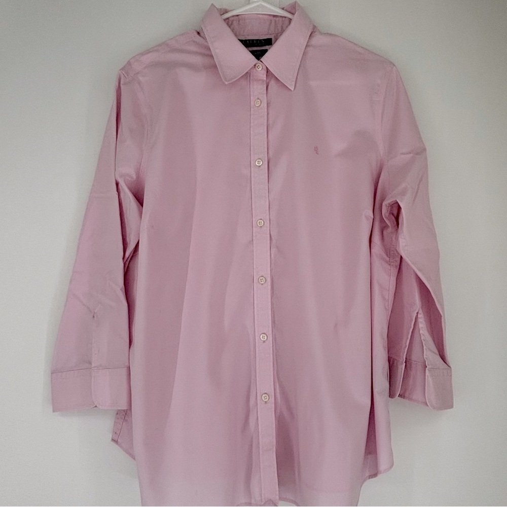 Ralph Lauren Women’s Pink no iron shirt 1X
